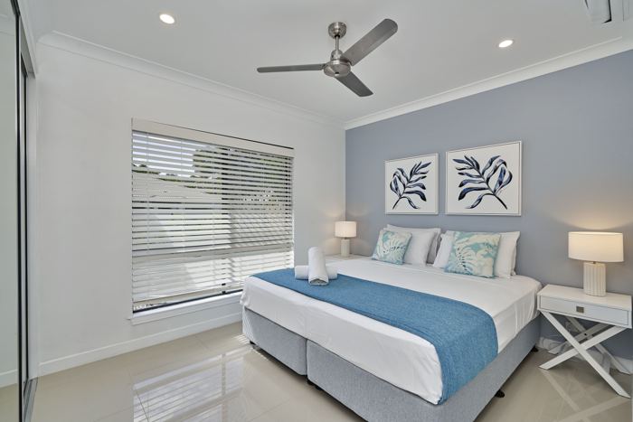 Example turnover photo — bedroom presentation